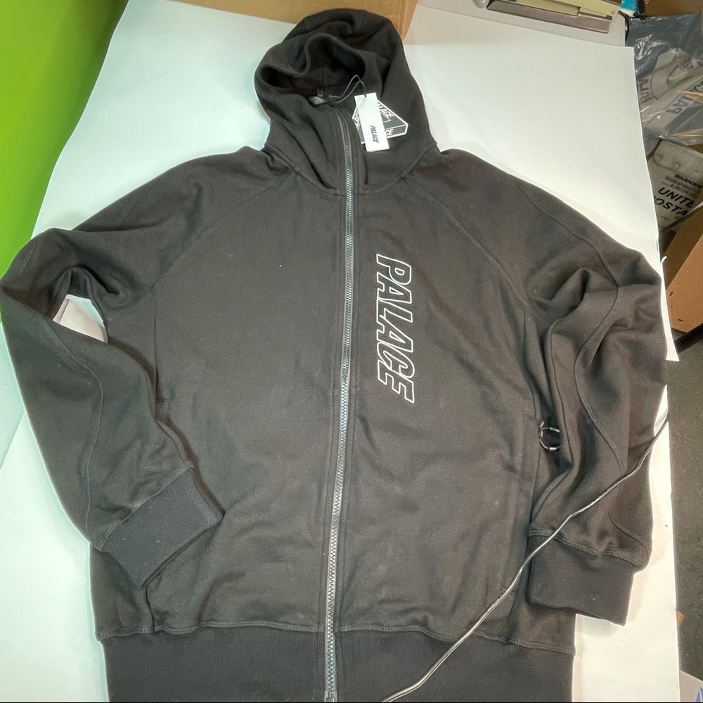 Palace Skateboards Mens Small Size Hooded Tech Fleece Jacket W/ Balaclava Hood